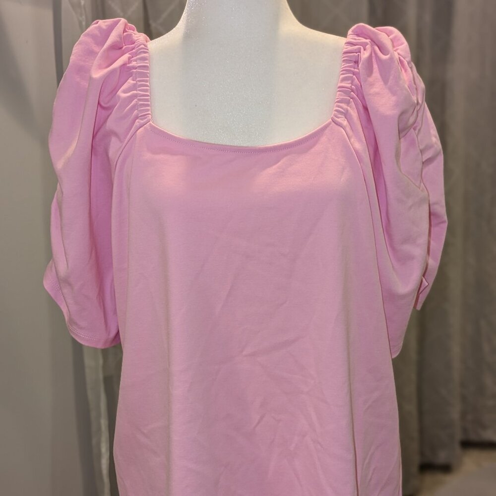 ALL‎ WORTHY Ruched Sleeve top, Size 2X